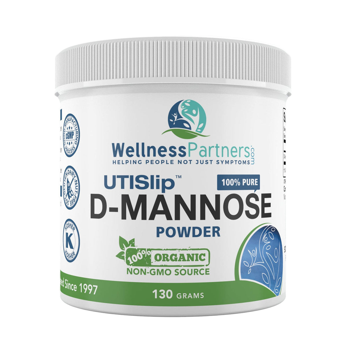 Powder For Uti Organic UTI Slip D-Mannose Powder 130g | Wellness Partners